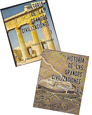 HISTORIA DE LAS GRANDES CIVILIZACIONES (2 TOMOS OBRA COPLETA) Ilustrado con mapas fotos dibujos 2...