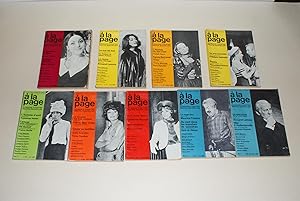 A LA PAGE. - Romans - Théâtre - Récits - Nouvelles. - N° 19 (Janvier 1966), 20, 21, 22, 23, 24, 2...