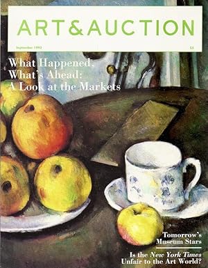 Art & Auction Volume XVI, Number 2 September 1993.