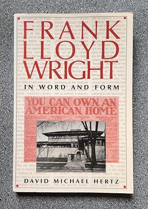 Imagen del vendedor de Frank Lloyd Wright in Word and Form a la venta por Books on the Square