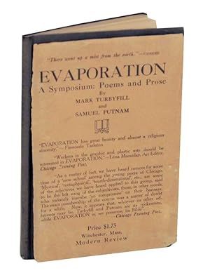 Seller image for Evaporation A Symposium for sale by Jeff Hirsch Books, ABAA