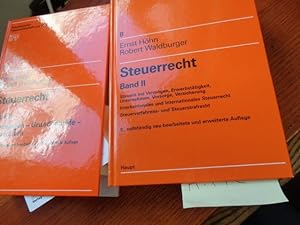 Bild des Verkufers fr Steuerrecht Band 1 und Band 2 (beide 8. Auflage) zum Verkauf von suspiratio - online bcherstube