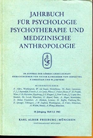 Jahrbuch für Psychologie, Psychotherapie und Medizinische Anthropologie, 10. Jahrgang, Heft 1/2 1...