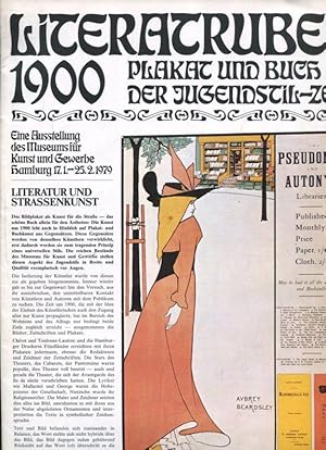 Seller image for Literatrubel 1900, Plaket und Buch der Jugendstil-Zeit. for sale by Antiquariat am Flughafen