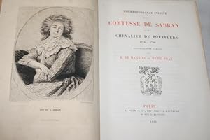 Imagen del vendedor de CORRESPONDANCE INEDITE DE LA COMTESSE DE SABRAN ET DU CHEVALIER DE BOUFFLERS 1778-1788 a la venta por Librairie RAIMOND