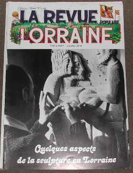 La revue populaire lorraine ? N° 5. Quelques aspects de la sculpture en lorraine.