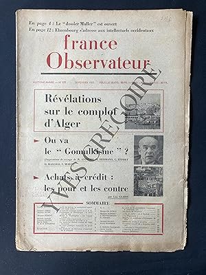 FRANCE OBSERVATEUR-N°355-28 FEVRIER 1957