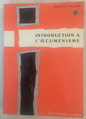 Imagen del vendedor de Introduction  l' cumnisme a la venta por LibrairieLaLettre2