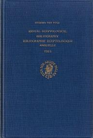 Annual Egyptological Bibliography 1963