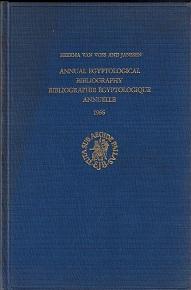 Annual Egyptological Bibliography 1966