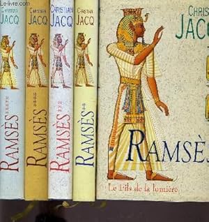 Seller image for RAMSES - TOME 1 LE FILS DE LA LUMIERE - TOME 2 : LE TEMPLE DES MILLIONS D'ANNEES - TOME 3 : LA BATAILLE DE KADESH - TOME 4 : LA DAME D'ABOU SIMBEL - TOME 5 : SOUS L'ACACIA D'OCCIDENT. for sale by Le-Livre