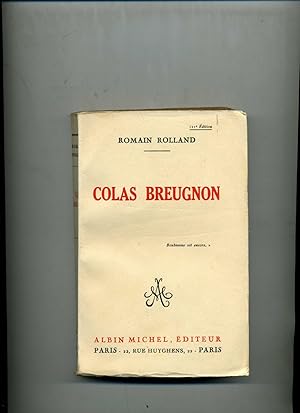 Bild des Verkufers fr COLAS BREUGNON. zum Verkauf von Librairie CLERC