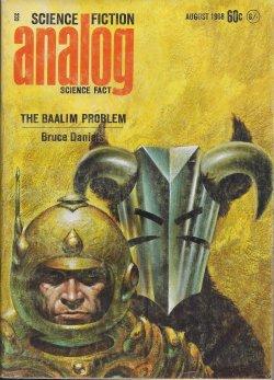 Seller image for ANALOG Science Fiction/ Science Fact: August, Aug. 1968 ("Satan's World") for sale by Books from the Crypt