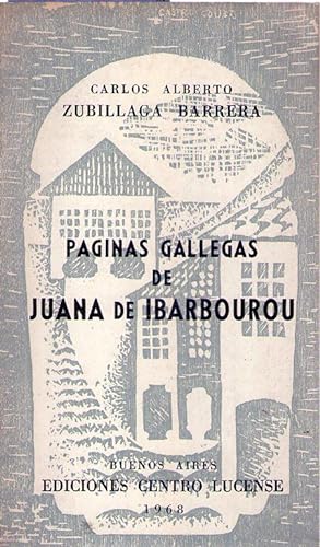 Seller image for PAGINAS GALLEGAS DE JUANA DE IBARBOUROU for sale by Buenos Aires Libros