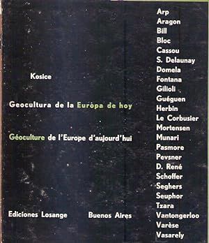 Bild des Verkufers fr GEOCULTURA DE LA EUROPA DE HOY. GEOCULTURE DE L'EUROPE D'AUJOURD'HUI zum Verkauf von Buenos Aires Libros