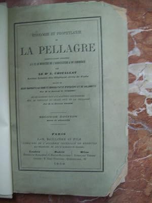 Imagen del vendedor de TIOLOGIE ET PROPHYLAXIE DE PELLAGRE. COMMUNICATIONS ADRESSES A S. E. LE MINISTRE DE L' AGRICULTURE & DU COMMERCE a la venta por Itziar Arranz Libros & Dribaslibros