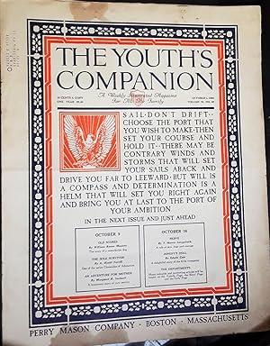 Bild des Verkufers fr The Youth's Companion Magazine, Volume 98, No. 40, October 2, 1924 zum Verkauf von Legacy Books II