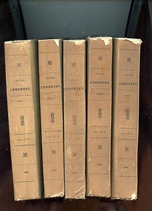 Immagine del venditore per OEUVRES . Edition revue et prpare par l'auteur ( 5 VOLUMES : Complet ) venduto da Librairie CLERC