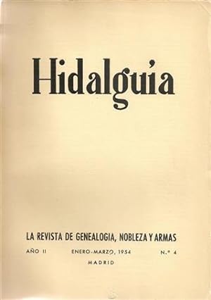 HIDALGUIA - Enero - Marzo 1954 Nº 4
