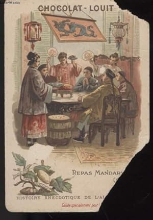 Seller image for CHROMOLITHOGRAPHIE - REPAS MANDARIN for sale by Le-Livre