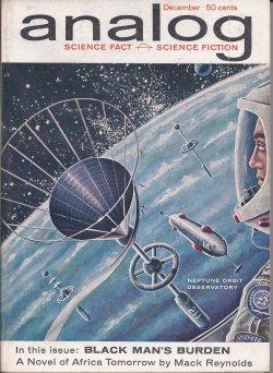 Bild des Verkufers fr ANALOG Science Fact & Science Fiction: Decmeber, Dec. 1961 ("Black Man's Burden") zum Verkauf von Books from the Crypt