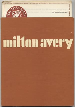 Bild des Verkufers fr (Exhibition catalog): Milton Avery zum Verkauf von Between the Covers-Rare Books, Inc. ABAA