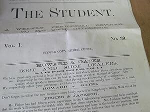 The Student. a Weekly Periodical Devoted to Its Own Interests. Vol. 1. No. 30.