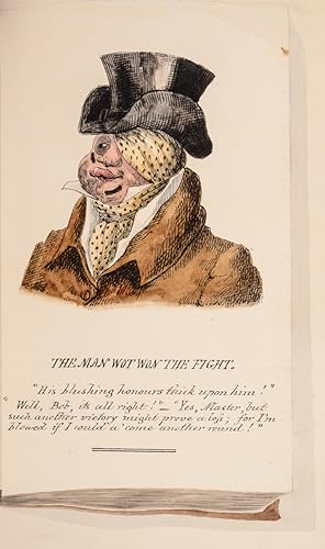 Four Original Watercolors in the Manner of George Cruikshank