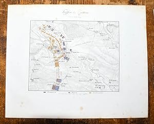 Seller image for Kolorierter Kupferstich-Plan. Treffen bei Znaim. Den 10. Juli 1809. for sale by Antiquariat Thomas Rezek