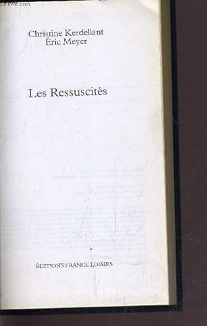 Bild des Verkufers fr LES RESSUSCITES. zum Verkauf von Le-Livre