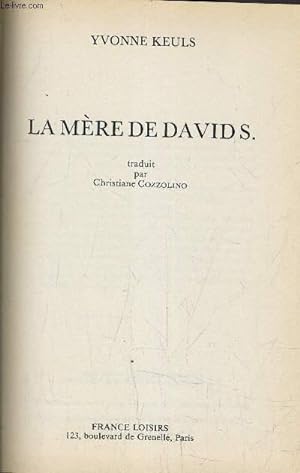 Seller image for LA MERE DE DAVID S. for sale by Le-Livre