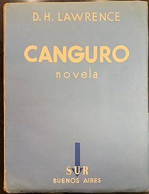 Seller image for Canguro. Novela for sale by Librera Garca Prieto
