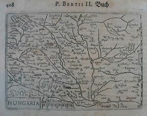 Hungaria. Kupferstich-Karte v. Peter Bertius aus "Tabularum geographicarum contractarum" Amsterda...