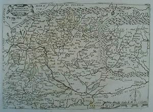 Di Hungaria et Transsilvania Tavola novissima. Kupferstich-Karte von Giacomo Franco nach Bernardi...