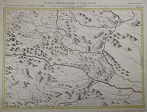 Carte Topographique D'Allemagne. Contenant une Partie du Duché de Stirie et les, Frontieres du Ro...