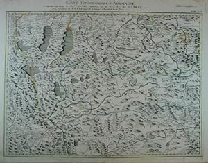 Carte Topographique D'Allemagne. Contenant une Partie de l'Autriche superieur & du Duche du Stiri...