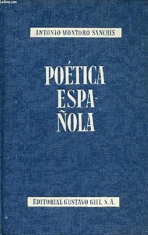 Imagen del vendedor de POETICA ESPAOLA a la venta por Le-Livre