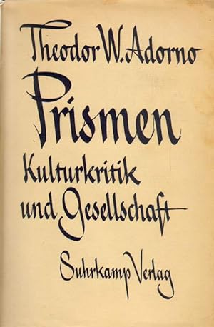 Prismen. Kulturkritik und Gesellschaft.