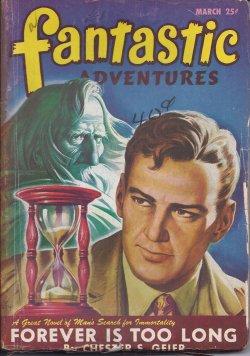 Seller image for FANTASTIC ADVENTURES: March, Mar. 1947 for sale by Books from the Crypt