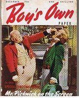 PICKWICK PAPERS - BOY'S OWN PAPER December 1952