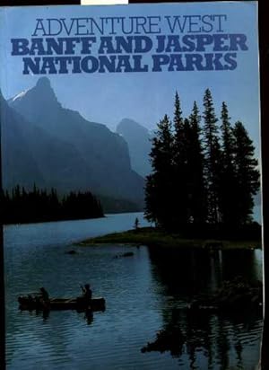 Seller image for Adventure West : Banff and Jasper National Parks [oversized Pictorial trail Guide, Sourvenir Travel Sites, Canada ] for sale by GREAT PACIFIC BOOKS