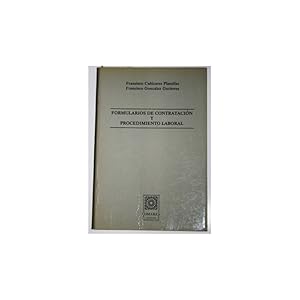 Seller image for Formularios de contratacin y procedimiento laboral for sale by Librera Salamb