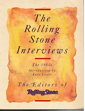 Seller image for The Rolling Stone Interviews: for sale by Bookshop Baltimore