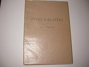 Fetes Galantes , par Paul Verlaine,, Dessins de René Auberjonois,