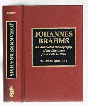 Seller image for Johannes Brahms: An Annotated Bibliography of the Literature from 1982 to 1996 With an Appendix on Brahms and the Internet for sale by Andrew James Books