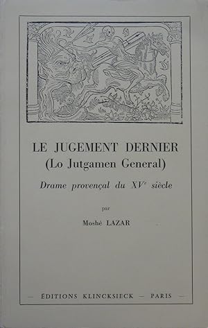 Le Jugement Dernier (Lo Jutgamen General - Drame provençal du XVe siècle