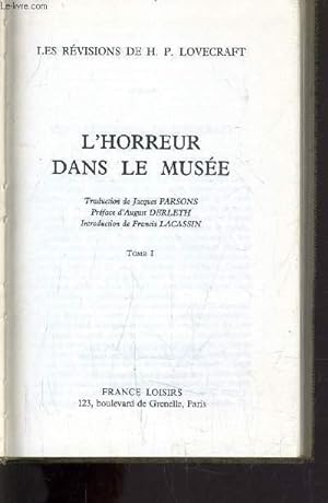 Imagen del vendedor de L'HORREUR DANS LE MUSEE. a la venta por Le-Livre