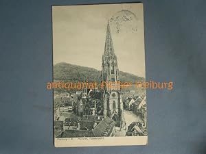 Münster Totalansicht Postkarte Weltpostverein