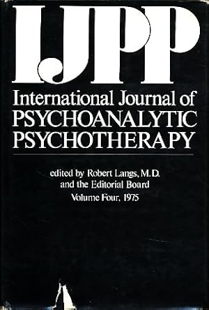 Immagine del venditore per International journal of psychonanalytic psychotherapy Volume 4, 1975. venduto da Fundus-Online GbR Borkert Schwarz Zerfa