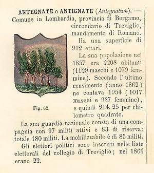 Seller image for Comune di Antignate for sale by Libri Antichi e Rari di A. Castiglioni